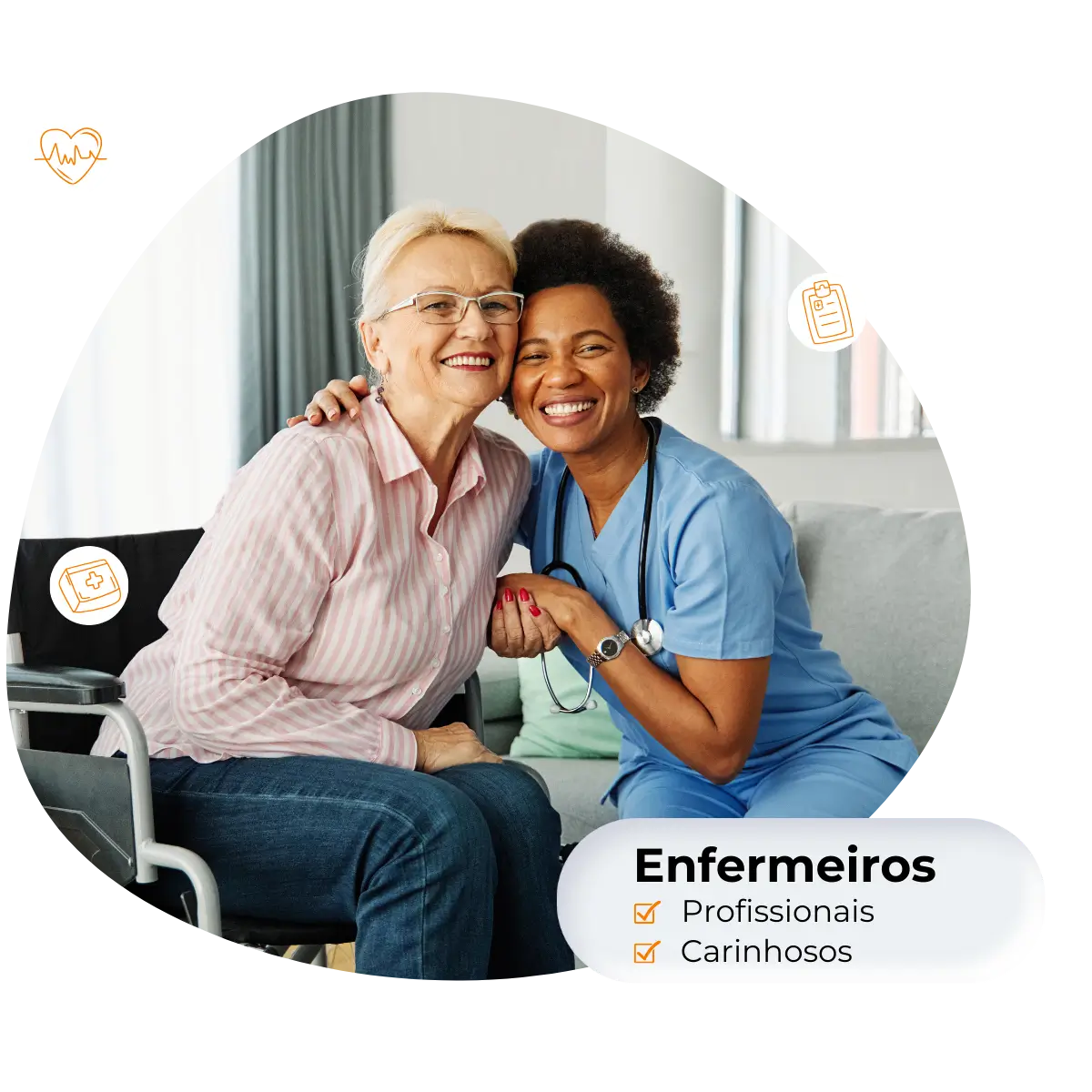 enfermeiros ao domicilio profissional e carinhoso