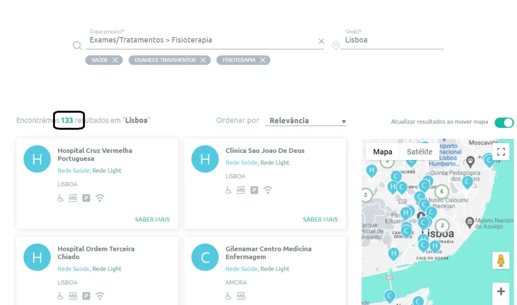 PROCURAR FISIOTERAPEUTAS ATRAVÉS DE UM SEGURO